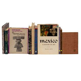 Libros sobre Civilizaciones Antiguas de México. Esplendor de la América Antigua / Mexico a history in art. Piezas: 10.
