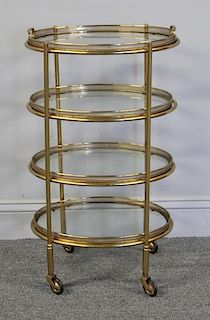 Quality Brass 4 Tier Cake Stand.