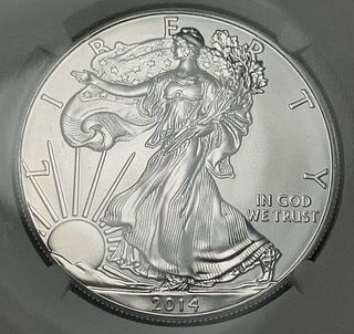 2014 American Silver Eagle NGC MS70 Early Releases