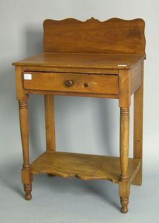 Sheraton pine washstand, ca. 1840, 36" h., 22" w.