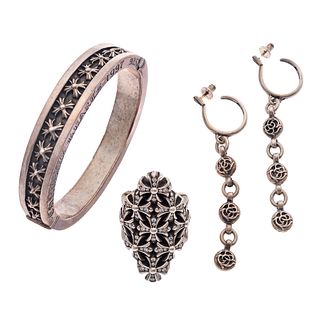 Sterling Silver Jewelry Suite, Chrome Hearts