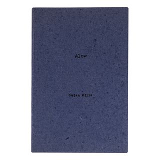 Helen Mirra (American b. 1970) 'Alow'