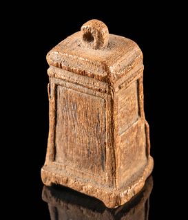 Extremely Rare Miniature Egyptian Wood Ushabti Box