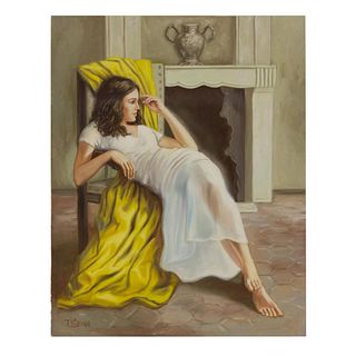 Taras Sidan, "After Long Days" Hand Signed Limited Edition Giclee on Canvas with Letter of Authenticity.