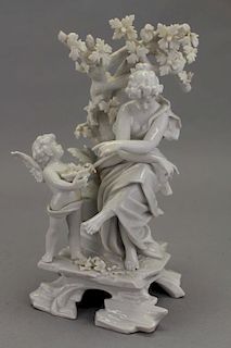 Antique Meissen Porcelain Figural Grouping