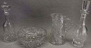 (4) Large Assorted Pieces of Waterford Glass