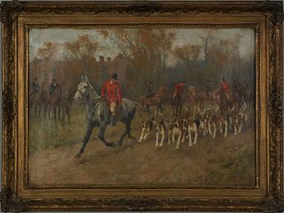 Arthur Wardle(British, 1864-1949), oil on canvas h
