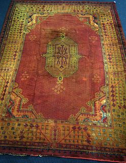 Roomsize Moroccan rug, ca. 1930, 14'9" x 10'4"