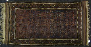 Two Beluch mats, ca. 1915, 5' x 3' and 5'2" x 2'7"