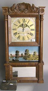 Connecticut Empire mantle clock, 19th c., by Birge