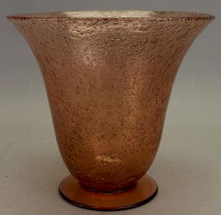 20th C. Italian Hand Blown Glass Vase