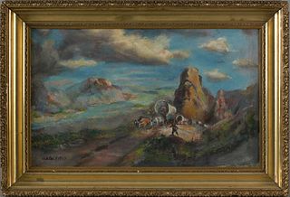 George D. Falk(American, 20th c.), oil on canvas l