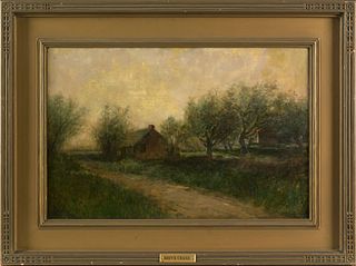 Bruce Crane(American, 1857-1937), oil on canvas la
