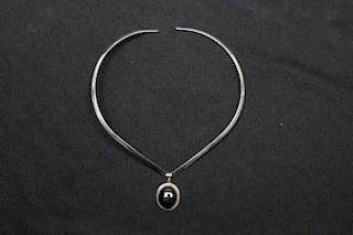 Peruvian Silver Necklace w/ Pendant