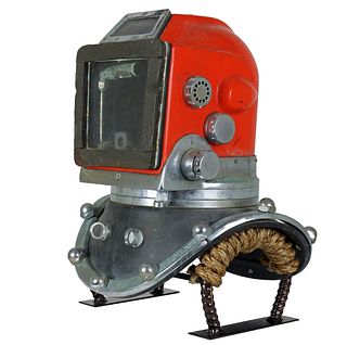 Mixed Gas Swindell Diving Helmet With Breastplate