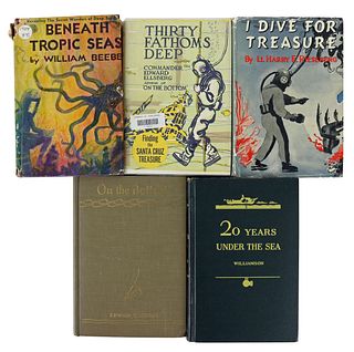 Vintage Diving Adventures & History Books Collection #10