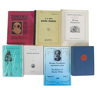 Vintage Diving Catalog Manuals & History Book Lot