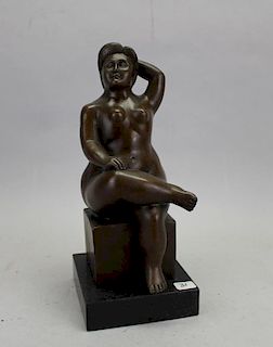 Signed Botero Bronze, W/ Foundry Seal