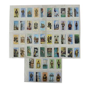 50 English Victoria Gallery Divers Trading Cards