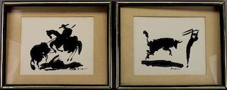 (2) Picasso "Bullfight" Prints