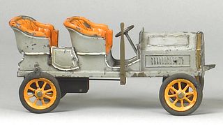 Bing painted tin roadster, early 20th c., 11" l.