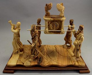 Carved Wood Ark of the Covenant Procession
