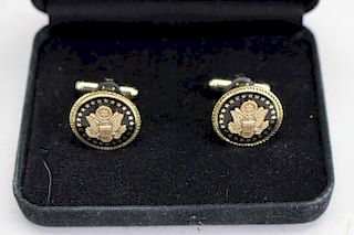 Pair of Great Seal of the United States Cuff Links