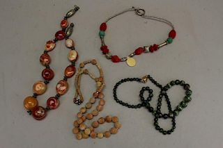 (4) Assorted Beaded Style Necklaces