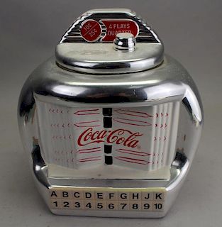 Coca-Cola Jukebox Porcelain Cookie Jar