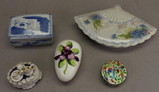 (5) Assorted Porcelain Boxes