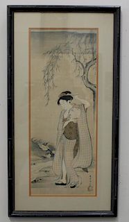 Japanese Woodblock Style Print