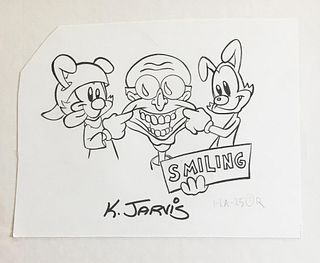 Kelley A Jarvis - Warner Brothers Animaniacs Original Drawing