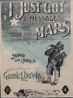 "I just got a Message From Mars" Advertisement