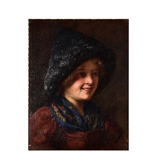 Emma Muller, Austrian (1859 - 1925) Oil/Panel