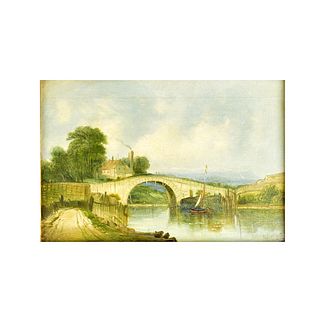Alfred Vickers (British 1789-1868) O/C Landscape