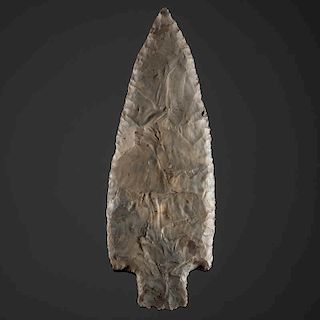 A Large Adena Stemmed Flint Ridge Knife or Spear, From the Collection of Jan Sorgenfrei, Ohio
