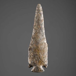 A Large Pentagonal Coshocton Flint Knife, From the Collection of Jan Sorgenfrei, Ohio