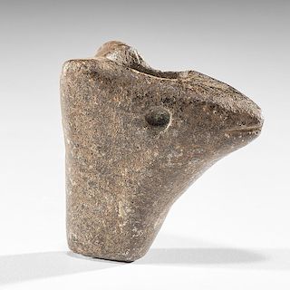 Soapstone Deer Effigy Pipe, From the Collection of Jan Sorgenfrei, Ohio