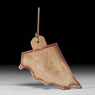 Moose Antler Tobacco Cutting Board From the Collection of Jan Sorgenfrei, Ohio