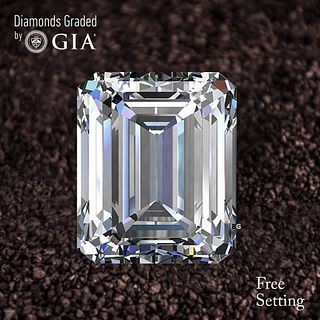 3.01 ct, I/VVS1, Emerald cut GIA Graded Diamond. Appraised Value: $128,600 