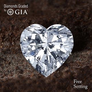 1.70 ct, E/VS1, Heart cut GIA Graded Diamond. Appraised Value: $49,000 
