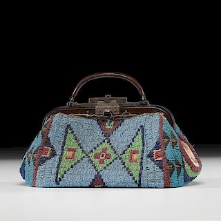 Sioux Beaded Hide Doctor's Bag