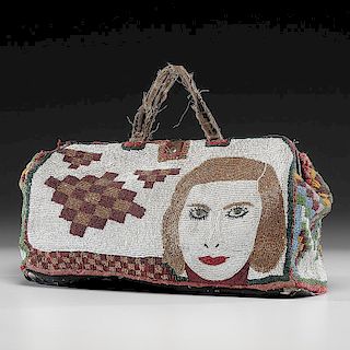 Plateau Beaded Doctor's Bag From the Collection of Jan Sorgenfrei, Ohio