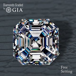 NO-RESERVE LOT: 1.51 ct, G/VS1, Square Emerald cut GIA Graded Diamond. Appraised Value: $38,100 