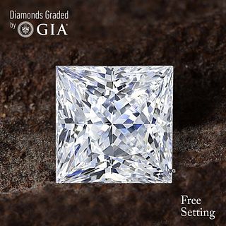 NO-RESERVE LOT: 1.70 ct, D/VVS1, Princess cut GIA Graded Diamond. Appraised Value: $62,800 