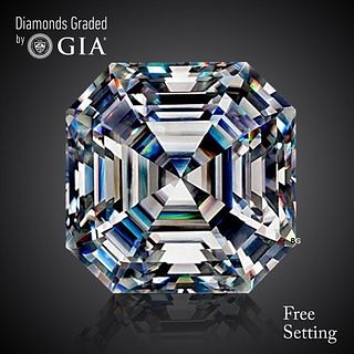 1.55 ct, G/VS1, Square Emerald cut GIA Graded Diamond. Appraised Value: $39,100 