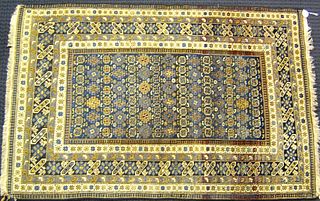Sejshour throw rug, ca. 1900, with overall medalli