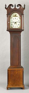 Pennsylvania Chippendale cherry tall case clock, c