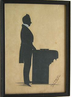 Samuel Metford(American, 1810-1890), silhouette of