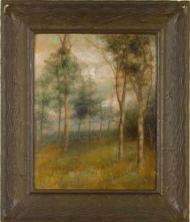 Ben Austrian(American, 1870-1921), oil on artistbo